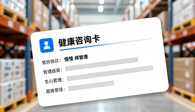 门诊服务中健康咨询卡的检查要点与使用规范